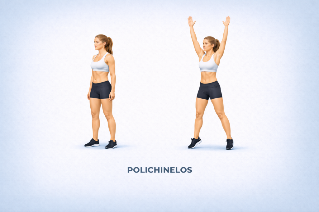 treino nas férias polichinelo