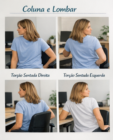 exercícios para coluna e lombar